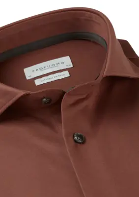Profuomo | Shirt x-cutaway sc sf tuscan red