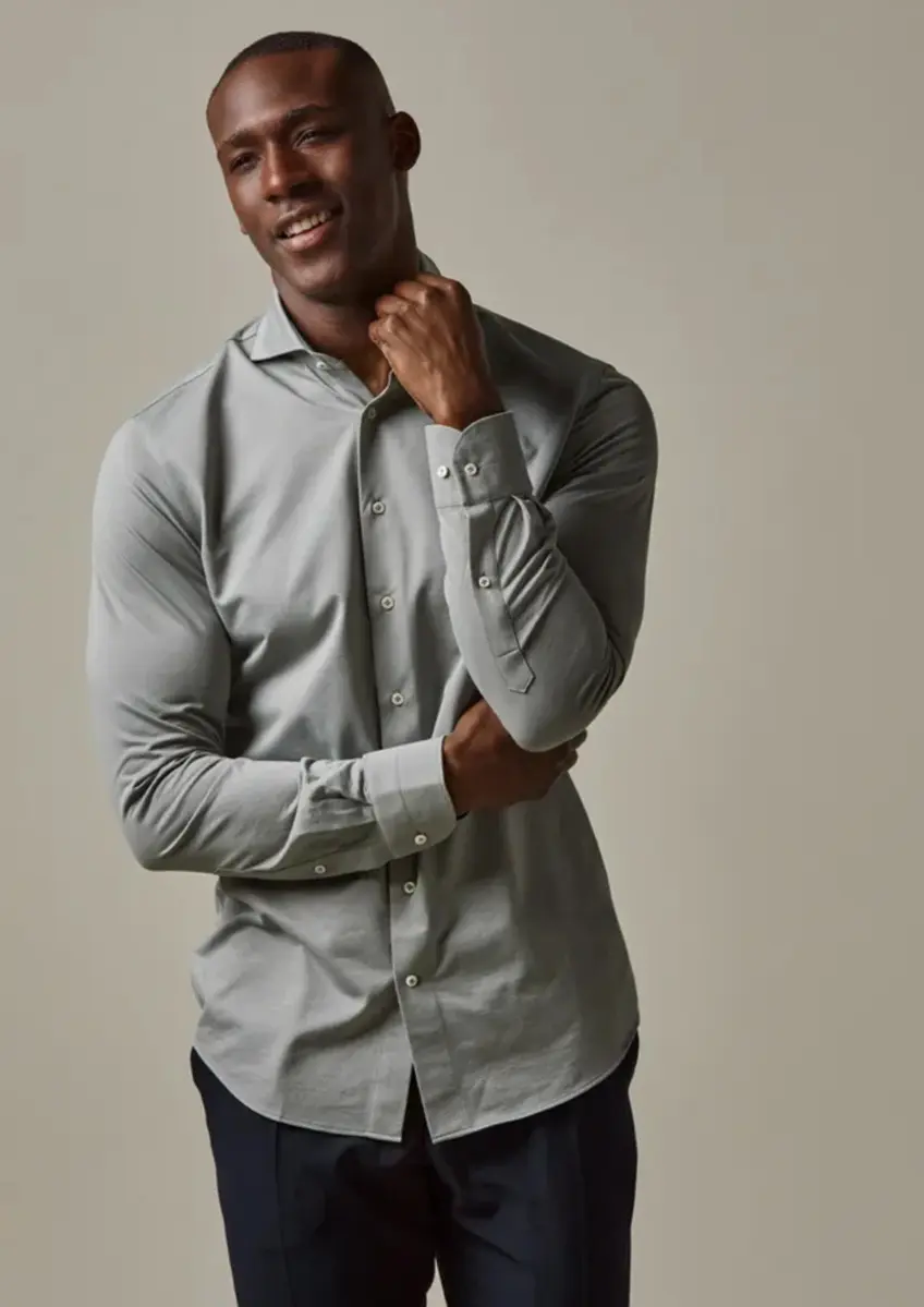 Profuomo | Shirt x-cutaway sf sc green green