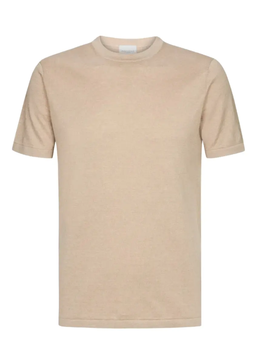 Profuomo | T-shirt crew neck ss beige