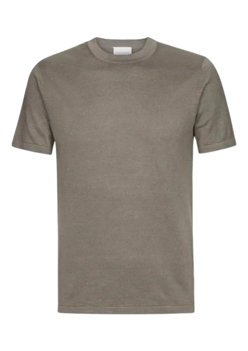 Profuomo | T-shirt crew neck ss brown