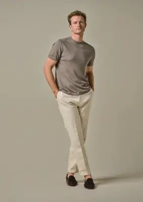 Profuomo | T-shirt crew neck ss brown