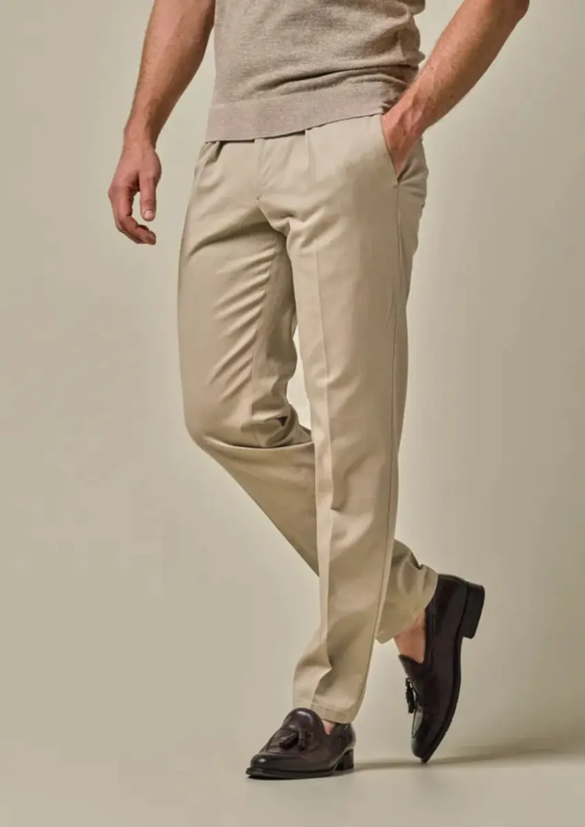 Profuomo | Trouser rf faded d.beige