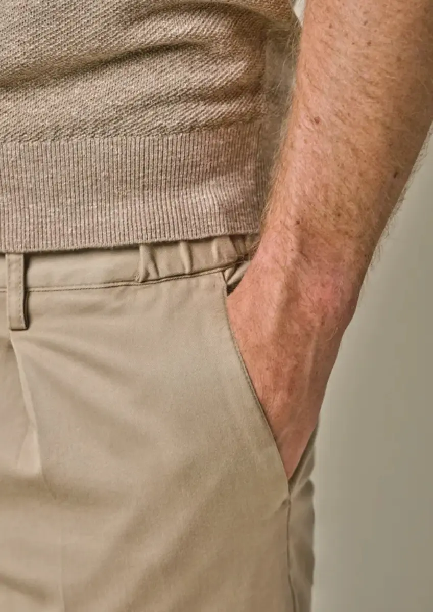 Profuomo | Trouser rf faded d.beige