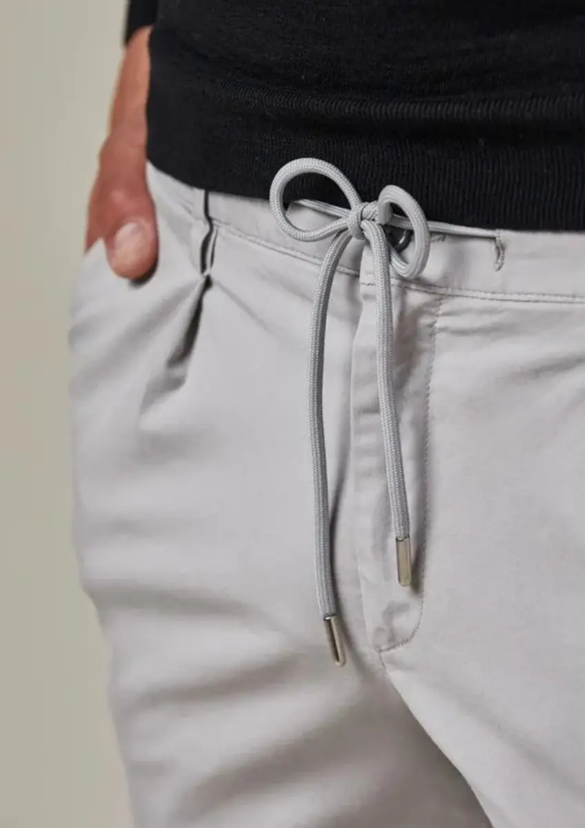 Profuomo | TROUSER SPORTCORD LIGHT GREY Light grey