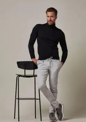 Profuomo | TROUSER SPORTCORD LIGHT GREY Light grey