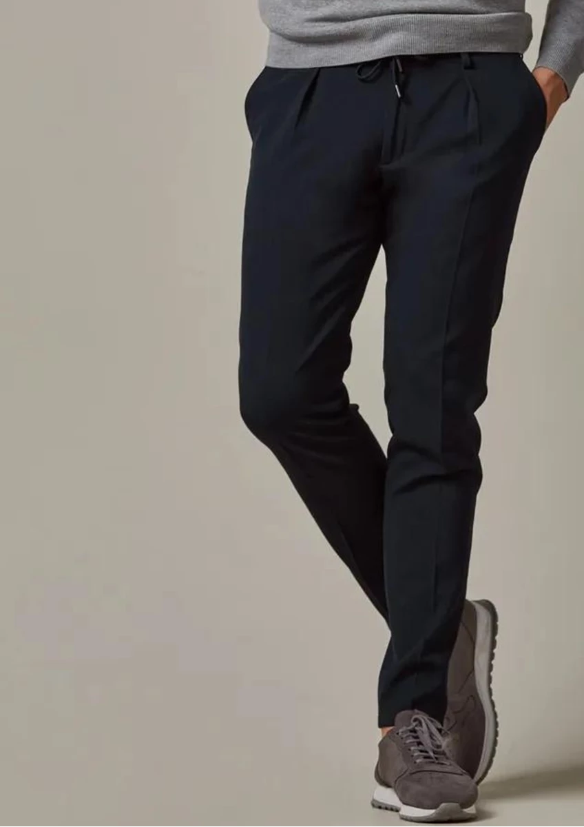 Profuomo | Trousers 842 sportcord navy navy