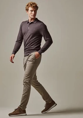 Profuomo | Trousers 842 sportcord taupe taupe
