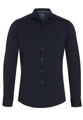 Pure | Functional shirt longsleeve dark blue printe