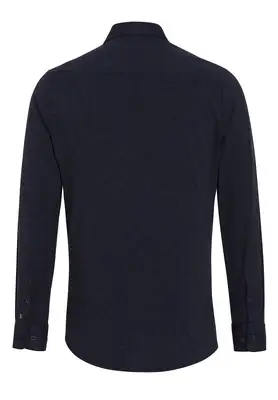 Pure | Functional shirt longsleeve dark blue printe