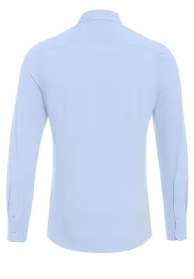 Pure | functional shirt longsleeve plain light blue