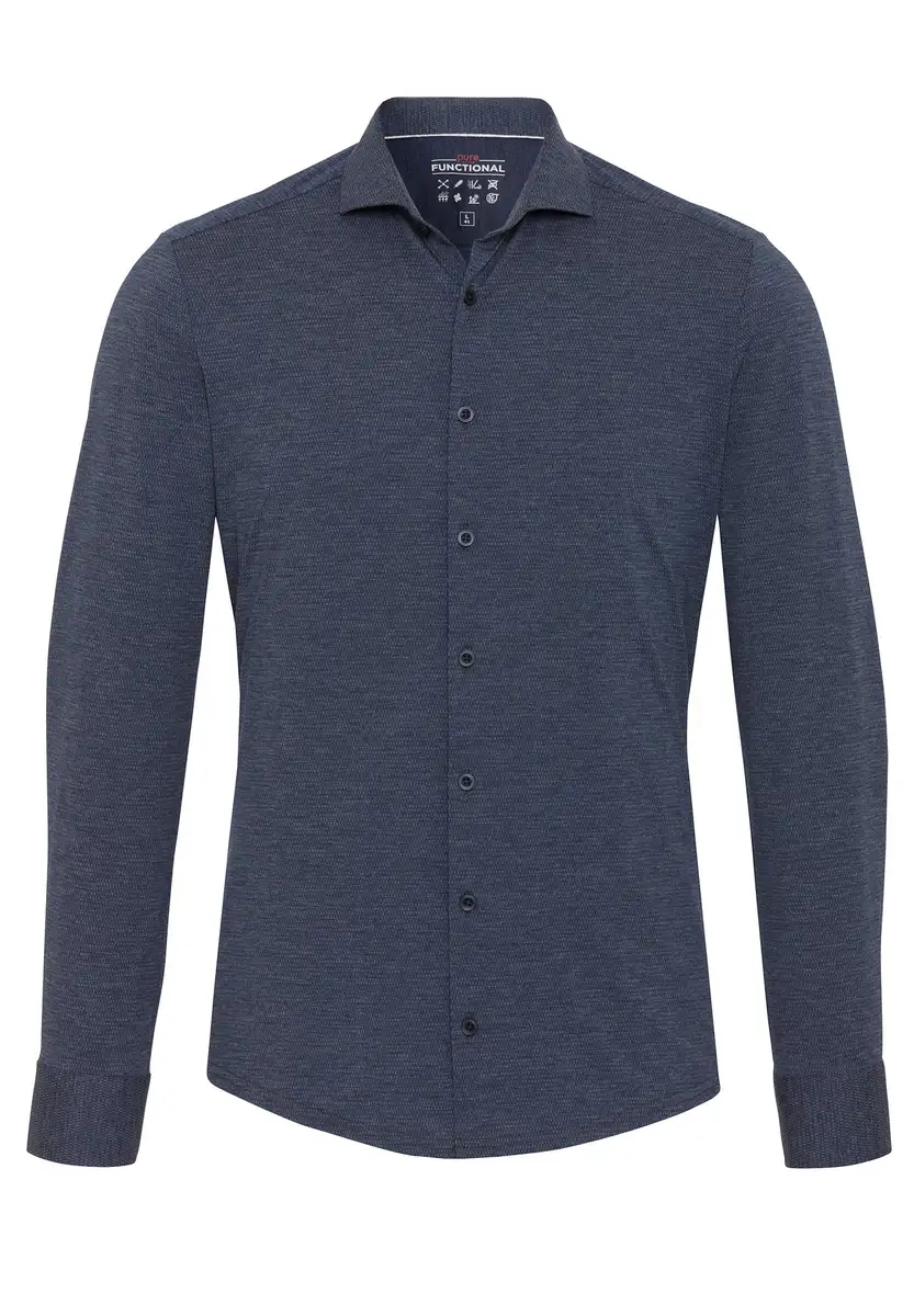 Pure | PURE- Functional shirt longsleeve anthracite plain