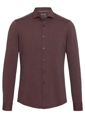 Pure | PURE- Functional shirt longsleeve maroon plain