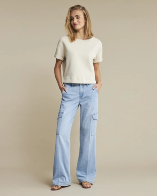 Red Button | Colette cargo denim