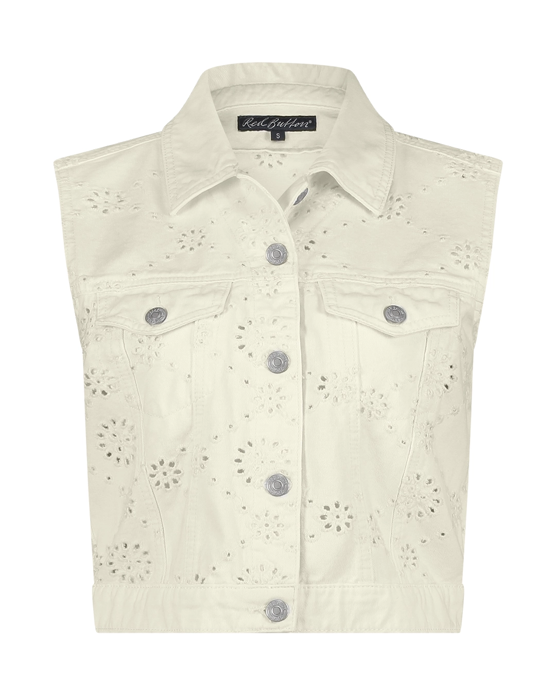 Red Button | Joekie crp broderie
