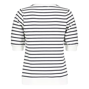 Red Button | Terry stripe short sleeve Navy