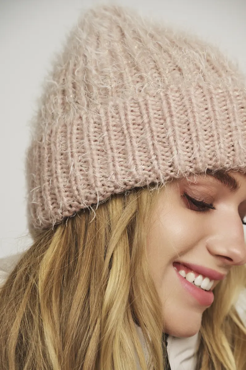 Rino&Pelle | Beanie with lurex yarn
