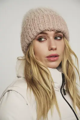 Rino&Pelle | Beanie with lurex yarn