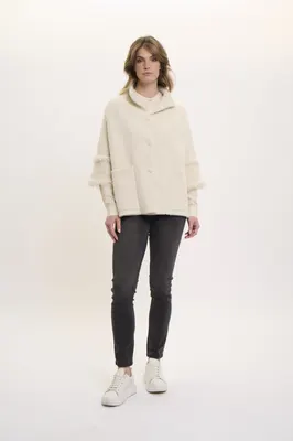 Rino&Pelle | Cape with fringe detail