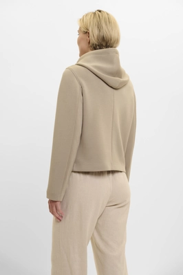 Rino&Pelle | Double breasted jacket with detachable hood collar