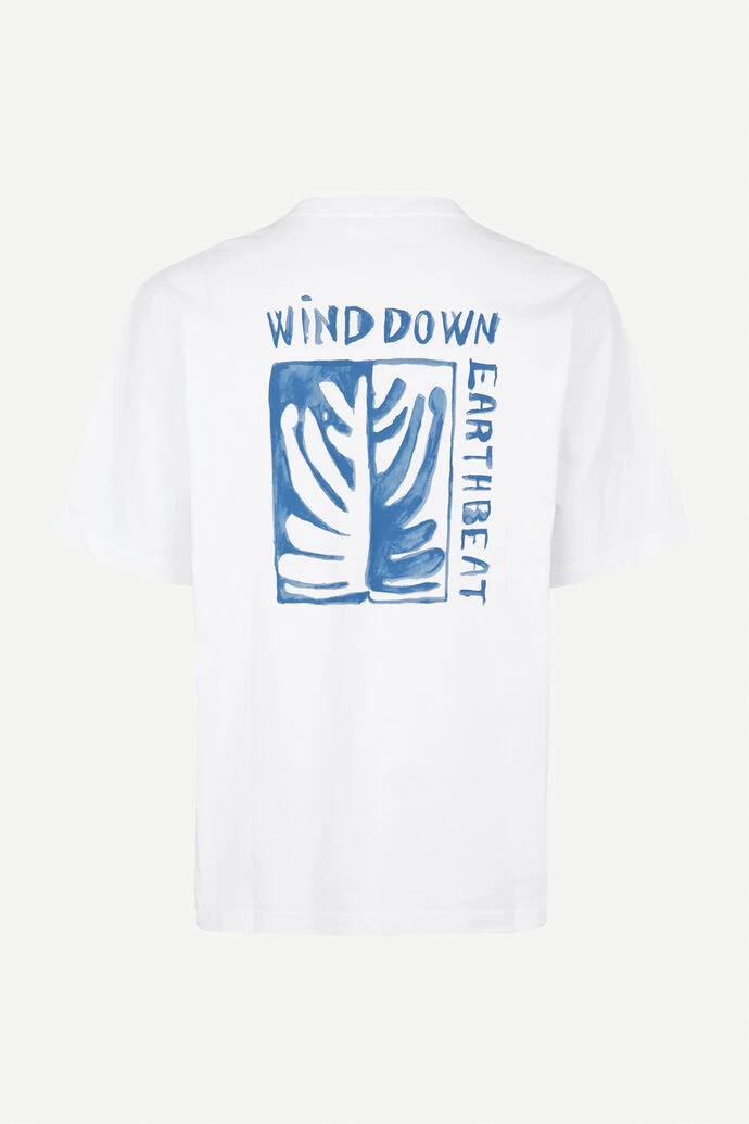 Sa wind uni t-shirt 11725 white earth beat