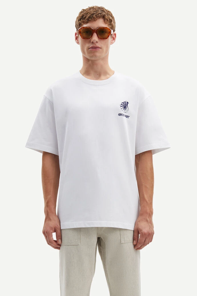 Sa wind uni t-shirt 11725 white fossil