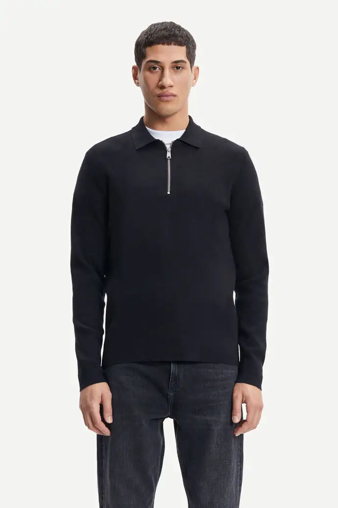 Samsoe Samsoe | GUNA HALF ZIP 10490 BLACK