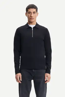 Samsoe Samsoe | GUNA HALF ZIP 10490 BLACK