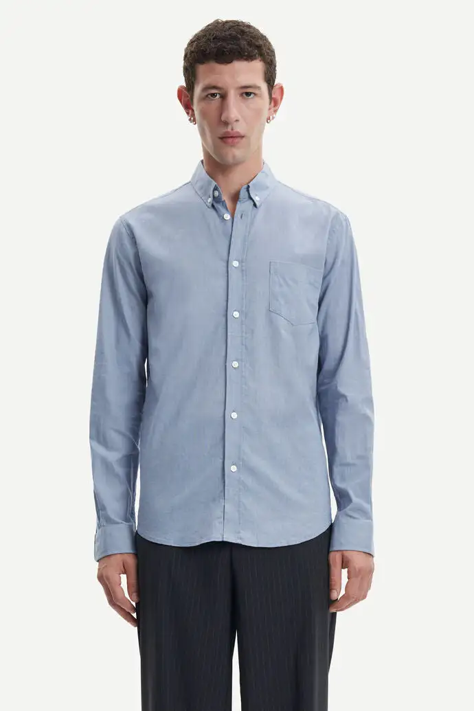 Samsoe Samsoe | Liam BA Shirt 6971 Ashley Blue