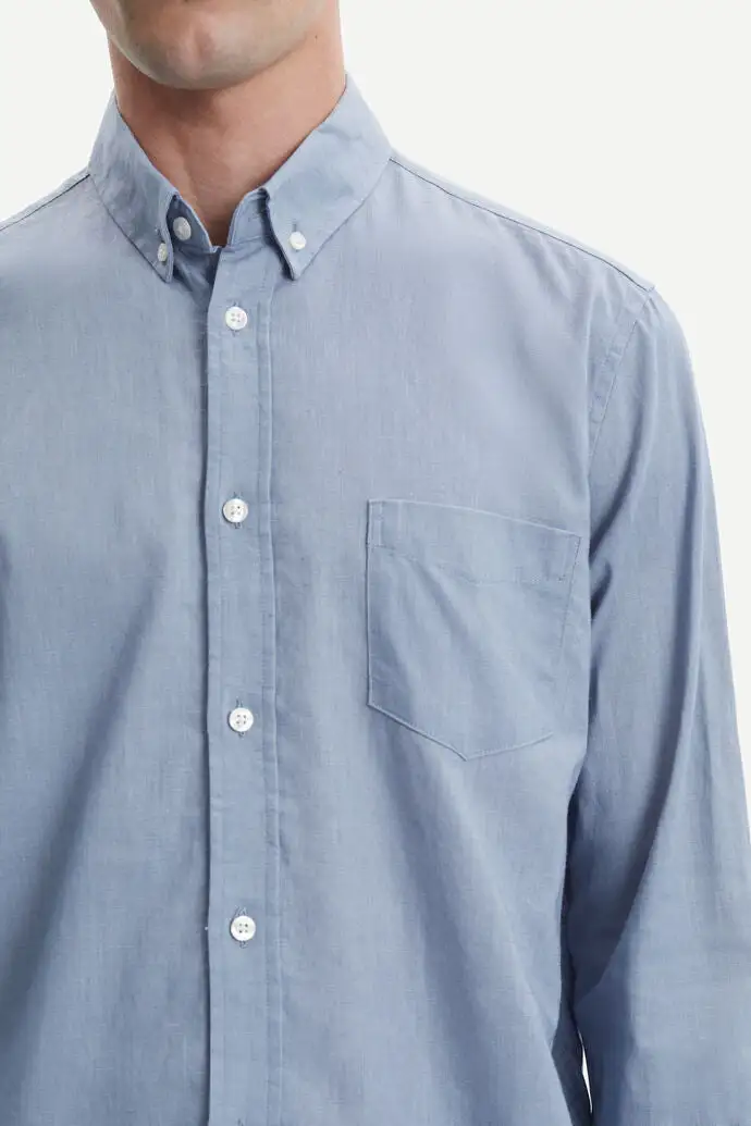 Samsoe Samsoe | Liam BA Shirt 6971 Ashley Blue