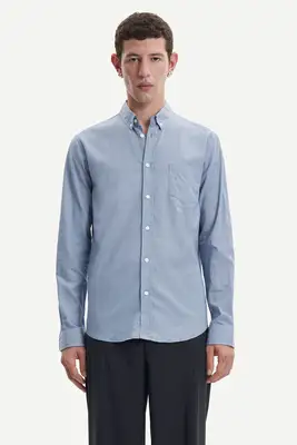 Samsoe Samsoe | Liam BA Shirt 6971 Ashley Blue