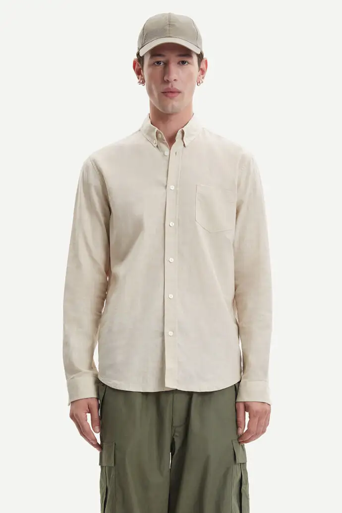 Samsoe Samsoe | Liam BA Shirt 6971 Oatmeal