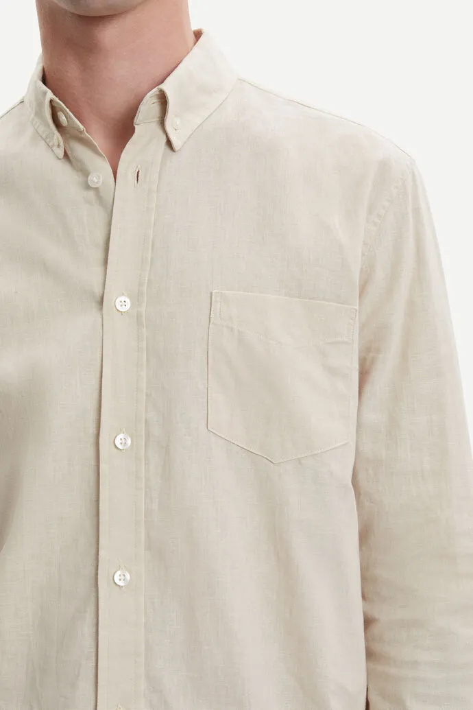 Samsoe Samsoe | Liam BA Shirt 6971 Oatmeal