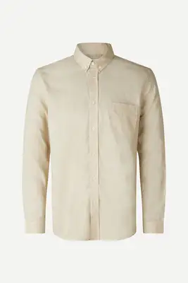 Samsoe Samsoe | Liam BA Shirt 6971 Oatmeal