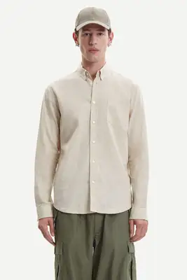 Samsoe Samsoe | Liam BA Shirt 6971 Oatmeal
