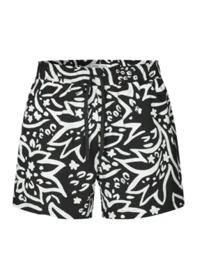 Samsoe Samsoe | Moses swim shorts aop 14702 black amaryllis