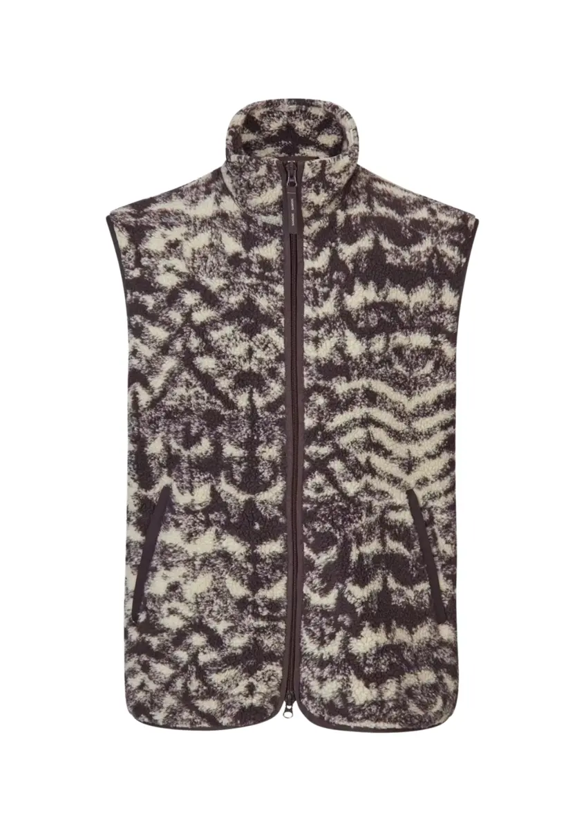 Samsoe Samsoe | Rune zip vest aop 11705