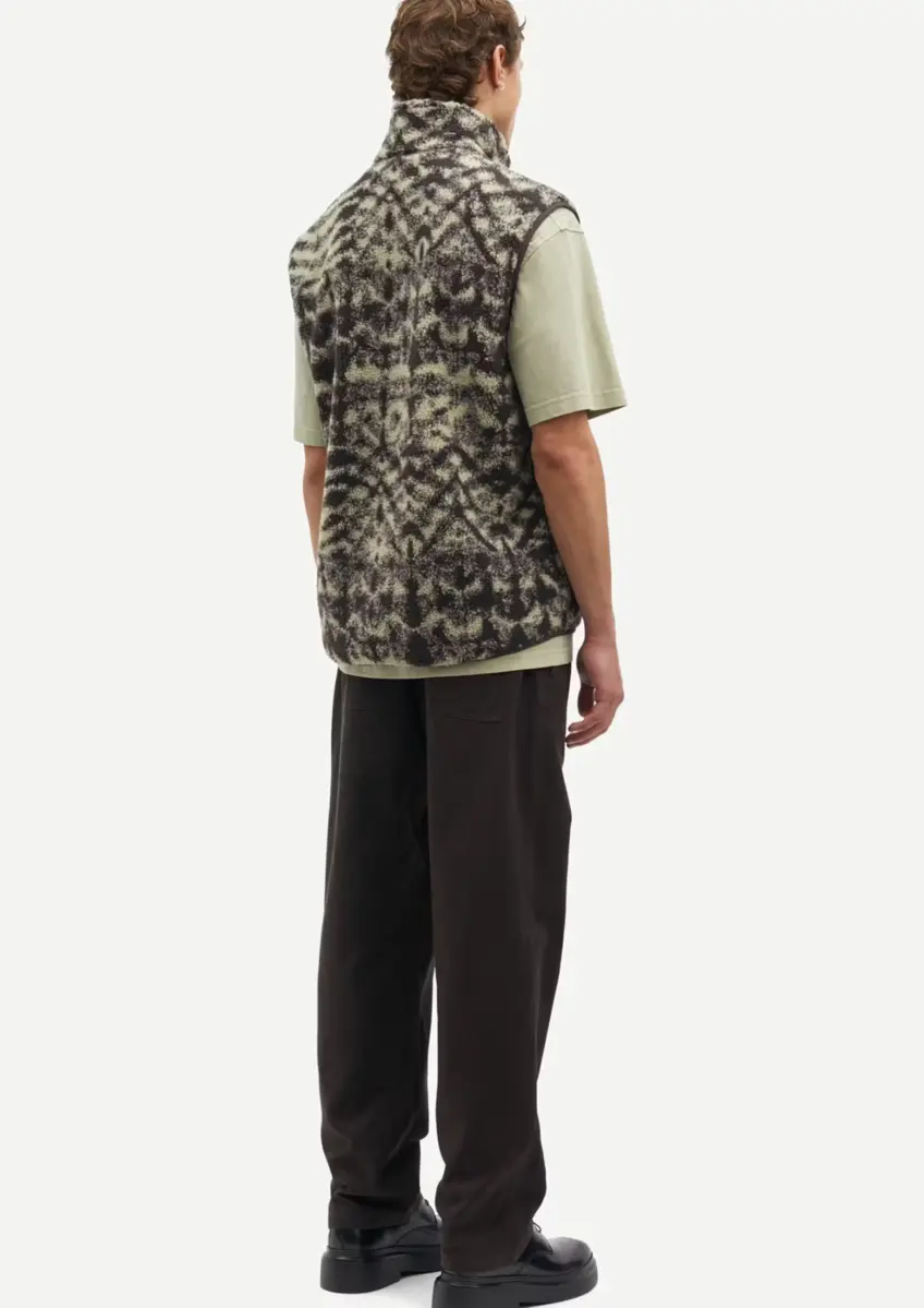 Samsoe Samsoe | Rune zip vest aop 11705
