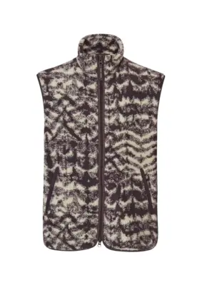 Samsoe Samsoe | Rune zip vest aop 11705