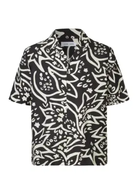 Samsoe Samsoe | Saoscar ax shirt 10527 black amaryllis