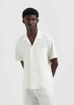 Shirt jersey melange stretch