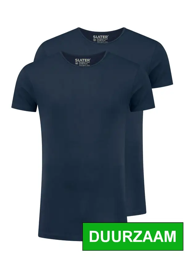 Slater | STRETCH 2-pack T-Shirt O-neck S/S