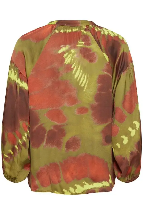 Sorbet | SBOBAMA BLOUSE Green Moss
