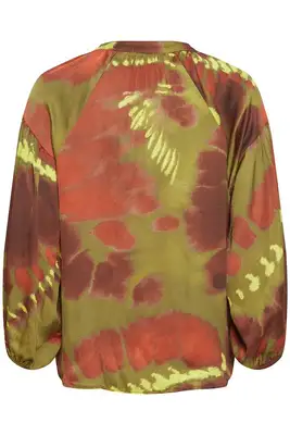 Sorbet | SBOBAMA BLOUSE Green Moss