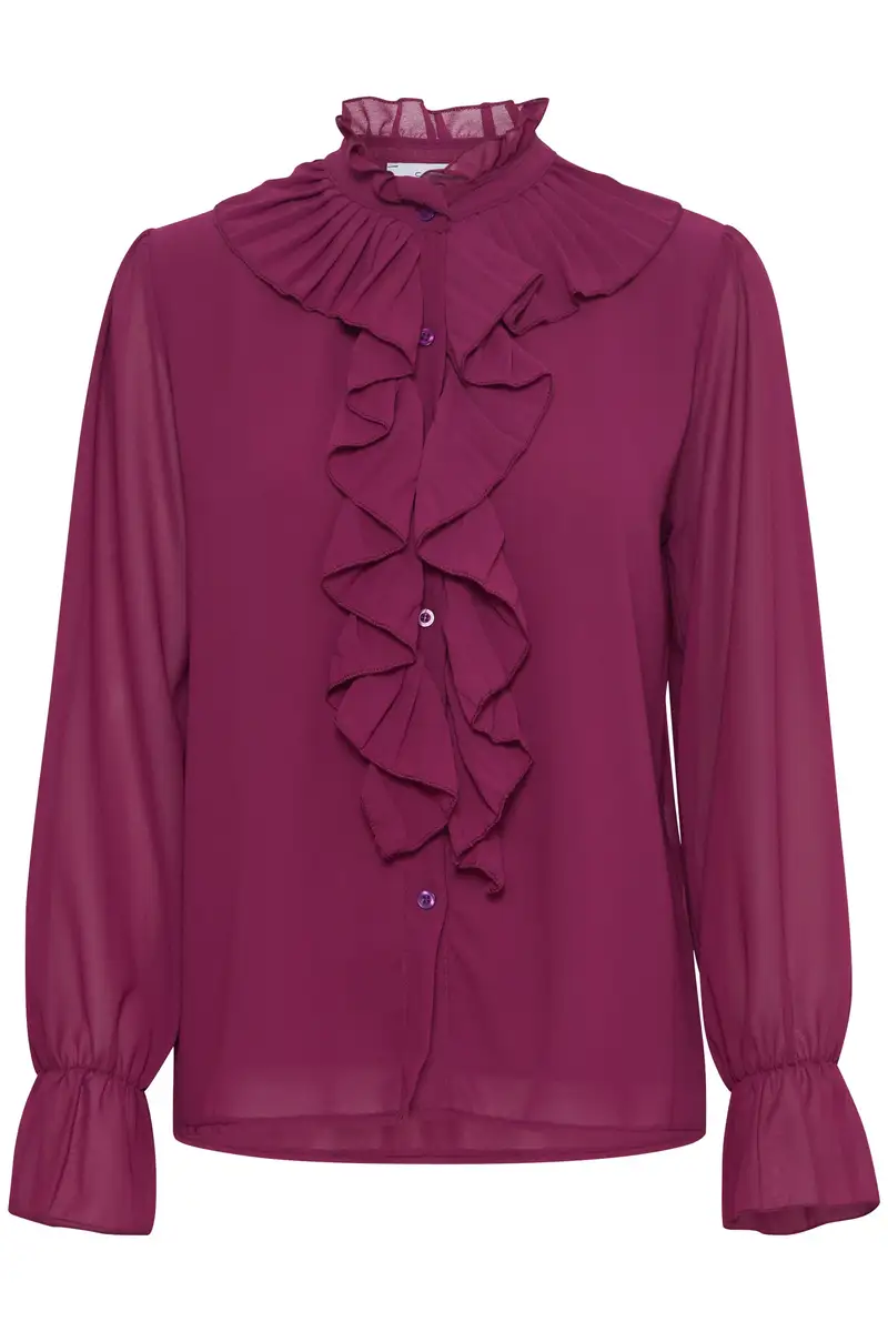 Sorbet | SBRUFFLE BLOUSE 182525 Magenta Haze