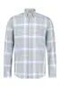 State Of Art | Shirt ls checked y/d check wit/grijsblauw
