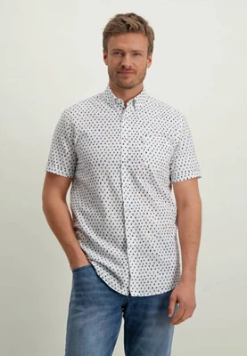 State Of Art | Shirt ss print structure - gots - ref ls 14240 wit