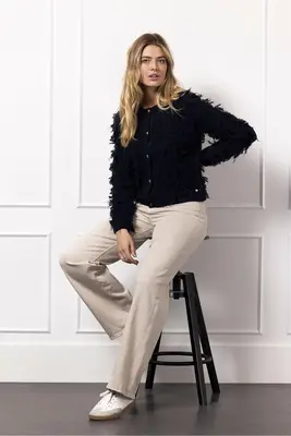 Studio Anneloes | Anka fringe cardigan