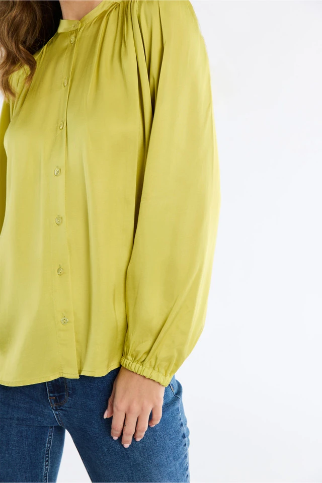Studio Anneloes | Birdie LS satin blouse