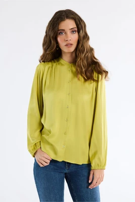 Studio Anneloes | Birdie LS satin blouse