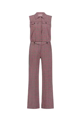 Studio Anneloes | Burnice check jumpsuit